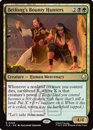 Beifong's Bounty Hunters (TLA-209) [Avatar: The Last Airbender] Foil