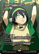 Earth Rumble Triumph - Return of the Wildspeaker (Borderless) (TLE-044) [Avatar: The Last Airbender: Eternal-Legal] Foil