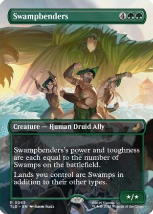Swampbenders (Borderless) (TLE-065) [Avatar: The Last Airbender: Eternal-Legal] Foil