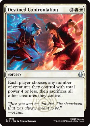 Destined Confrontation (TLA-015) [Avatar: The Last Airbender] Foil