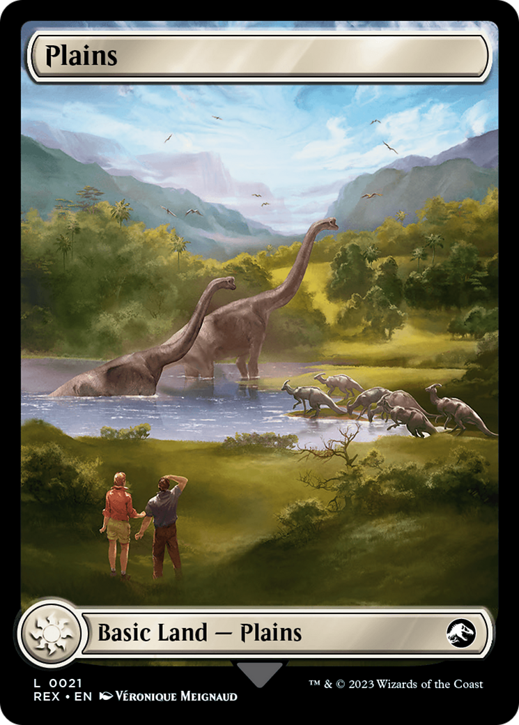 Plains // Plains (REX-021) [Jurassic World Collection] Foil