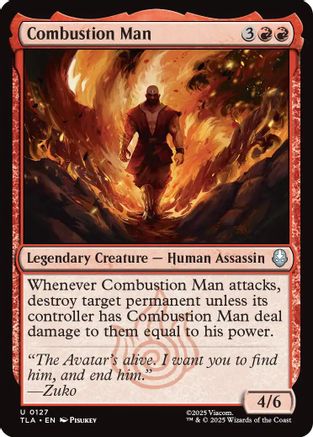 Combustion Man (TLA-127) [Avatar: The Last Airbender] Foil