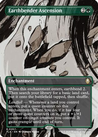 Earthbender Ascension (Borderless) (TLA-307) [Avatar: The Last Airbender]