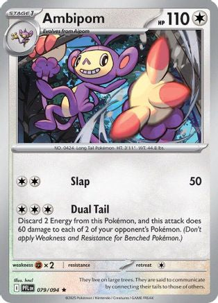 Ambipom - 079/094 79 - [ME02 Phantasmal Flames] Reverse Holofoil