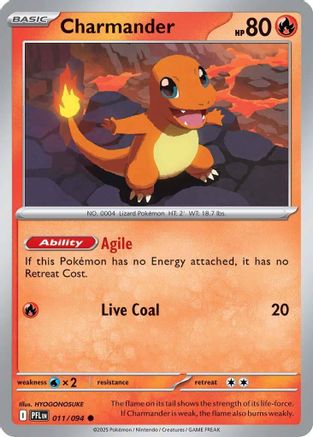 Charmander 11 - [ME02 Phantasmal Flames]