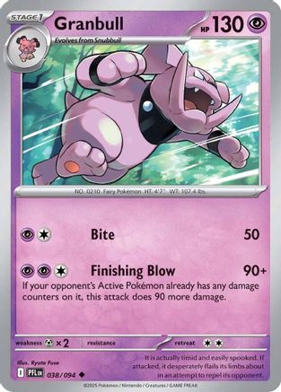 Granbull 38 - [ME02 Phantasmal Flames]