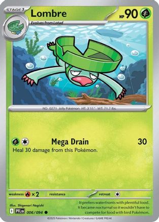 Lombre 6 - [ME02 Phantasmal Flames] Reverse Holofoil