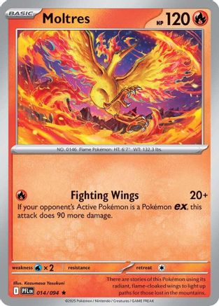 Moltres 14 - [ME02 Phantasmal Flames] Holofoil