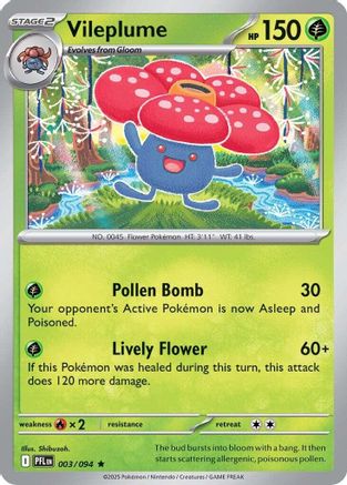 Vileplume 3 - [ME02 Phantasmal Flames] Reverse Holofoil