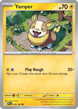 Yamper - 030/094 30 - [ME02 Phantasmal Flames]