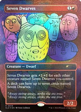 Seven Dwarves (0819) (SLD-819) [Secret Lair Drop Series] Foil
