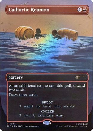 Cathartic Reunion (7045) (Rainbow Foil) (SLD-7045) [Secret Lair Drop Series] Foil