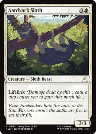 Aardvark Sloth (0267) (TLE-267) [Avatar: The Last Airbender: Eternal-Legal]