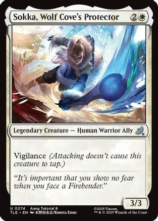 Sokka, Wolf Cove's Protector (0274) (TLE-274) [Avatar: The Last Airbender: Eternal-Legal]