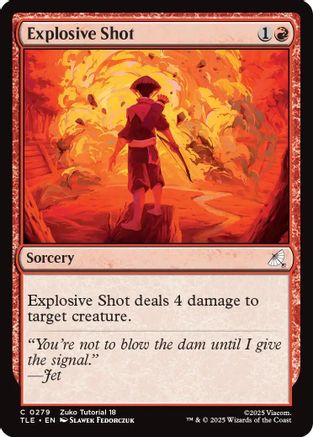 Explosive Shot (0279) (TLE-279) [Avatar: The Last Airbender: Eternal-Legal]