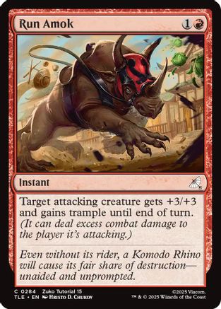 Run Amok (0284) (TLE-284) [Avatar: The Last Airbender: Eternal-Legal]