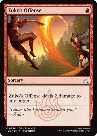 Zuko's Offense (0288) (TLE-288) [Avatar: The Last Airbender: Eternal-Legal]