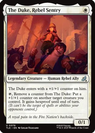 The Duke, Rebel Sentry (TLE-076) [Avatar: The Last Airbender: Eternal-Legal] Foil