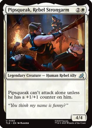 Pipsqueak, Rebel Strongarm (TLE-082) [Avatar: The Last Airbender: Eternal-Legal] Foil
