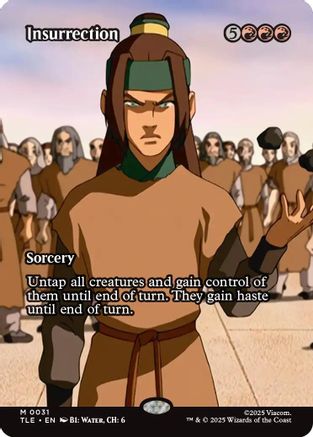 Insurrection (Borderless) (TLE-031) [Avatar: The Last Airbender: Eternal-Legal] Foil