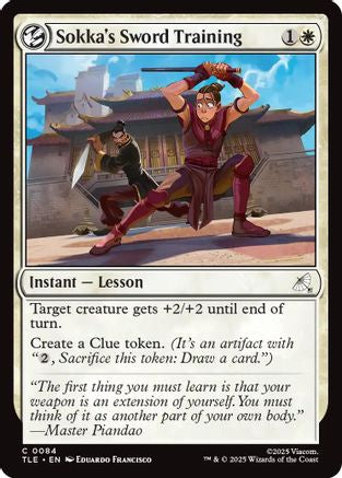 Sokka's Sword Training (TLE-084) [Avatar: The Last Airbender: Eternal-Legal] Foil