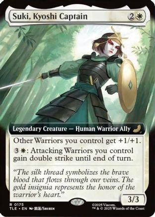 Suki, Kyoshi Captain (Extended Art) (TLE-175) [Avatar: The Last Airbender: Eternal-Legal] Foil