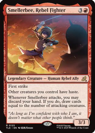 Smellerbee, Rebel Fighter (TLE-125) [Avatar: The Last Airbender: Eternal-Legal] Foil