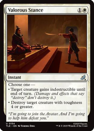 Valorous Stance (TLE-154) [Avatar: The Last Airbender: Eternal-Legal]