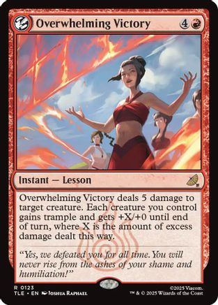 Overwhelming Victory (TLE-123) [Avatar: The Last Airbender: Eternal-Legal]