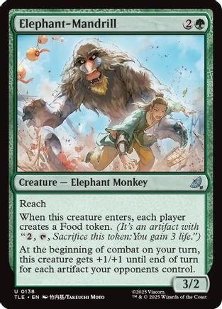Elephant-Mandrill (TLE-138) [Avatar: The Last Airbender: Eternal-Legal]