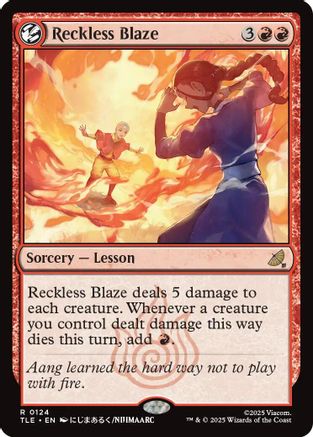 Reckless Blaze (TLE-124) [Avatar: The Last Airbender: Eternal-Legal]