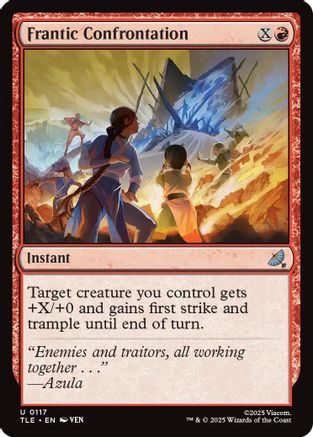 Frantic Confrontation (TLE-117) [Avatar: The Last Airbender: Eternal-Legal] Foil