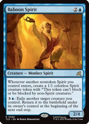 Baboon Spirit (TLE-089) [Avatar: The Last Airbender: Eternal-Legal] Foil