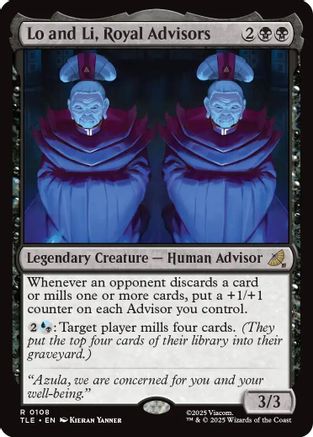 Lo and Li, Royal Advisors (TLE-108) [Avatar: The Last Airbender: Eternal-Legal] Foil