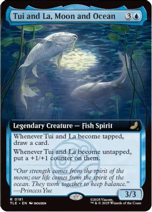 Tui and La, Moon and Ocean (Extended Art) (TLE-181) [Avatar: The Last Airbender: Eternal-Legal]