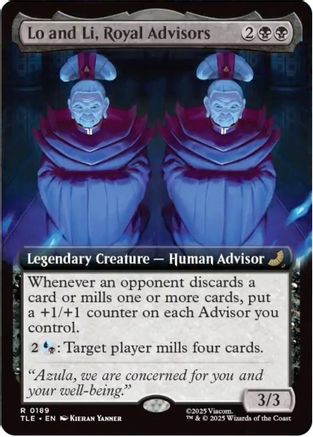 Lo and Li, Royal Advisors (Extended Art) (TLE-189) [Avatar: The Last Airbender: Eternal-Legal] Foil