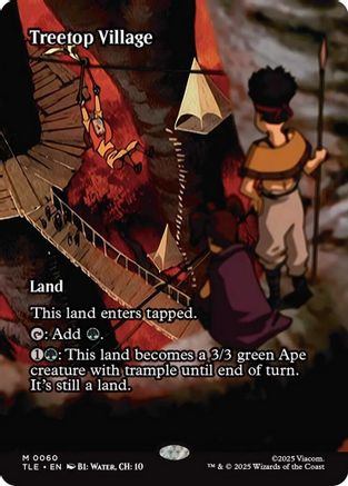 Treetop Village (Borderless) (TLE-060) [Avatar: The Last Airbender: Eternal-Legal]