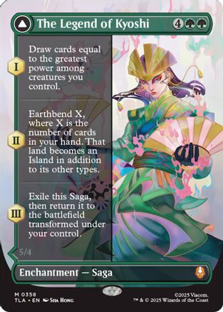 The Legend of Kyoshi (Borderless) (TLA-358) [Avatar: The Last Airbender] Foil