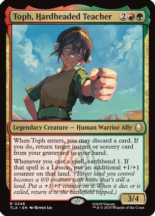 Toph, Hardheaded Teacher (TLA-246) [Avatar: The Last Airbender] Foil