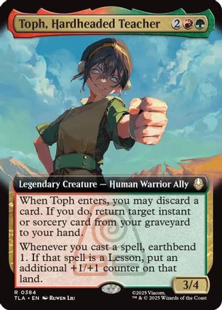 Toph, Hardheaded Teacher (Extended Art) (TLA-384) [Avatar: The Last Airbender] Foil