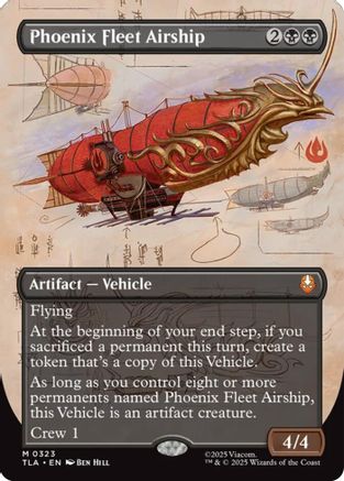 Phoenix Fleet Airship (Borderless) (TLA-323) [Avatar: The Last Airbender] Foil