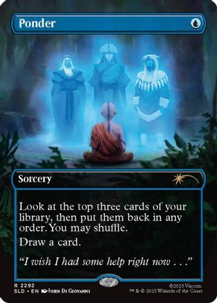 Ponder (2292) (SLD-2292) [Secret Lair Drop Series]