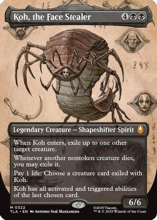 Koh, the Face Stealer (Borderless) (TLA-322) [Avatar: The Last Airbender] Foil
