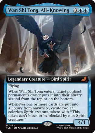 Wan Shi Tong, All-Knowing (Extended Art) (TLE-182) [Avatar: The Last Airbender: Eternal-Legal] Foil