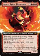 Avatar Roku, Firebender (Extended Art) (TLE-191) [Avatar: The Last Airbender: Eternal-Legal] Foil