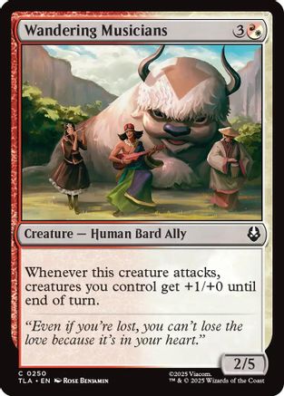 Wandering Musicians (TLA-250) [Avatar: The Last Airbender] Foil
