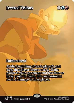 Fevered Visions (Borderless) (TLE-049) [Avatar: The Last Airbender: Eternal-Legal]