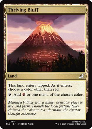 Thriving Bluff (TLA-260) [Avatar: The Last Airbender]