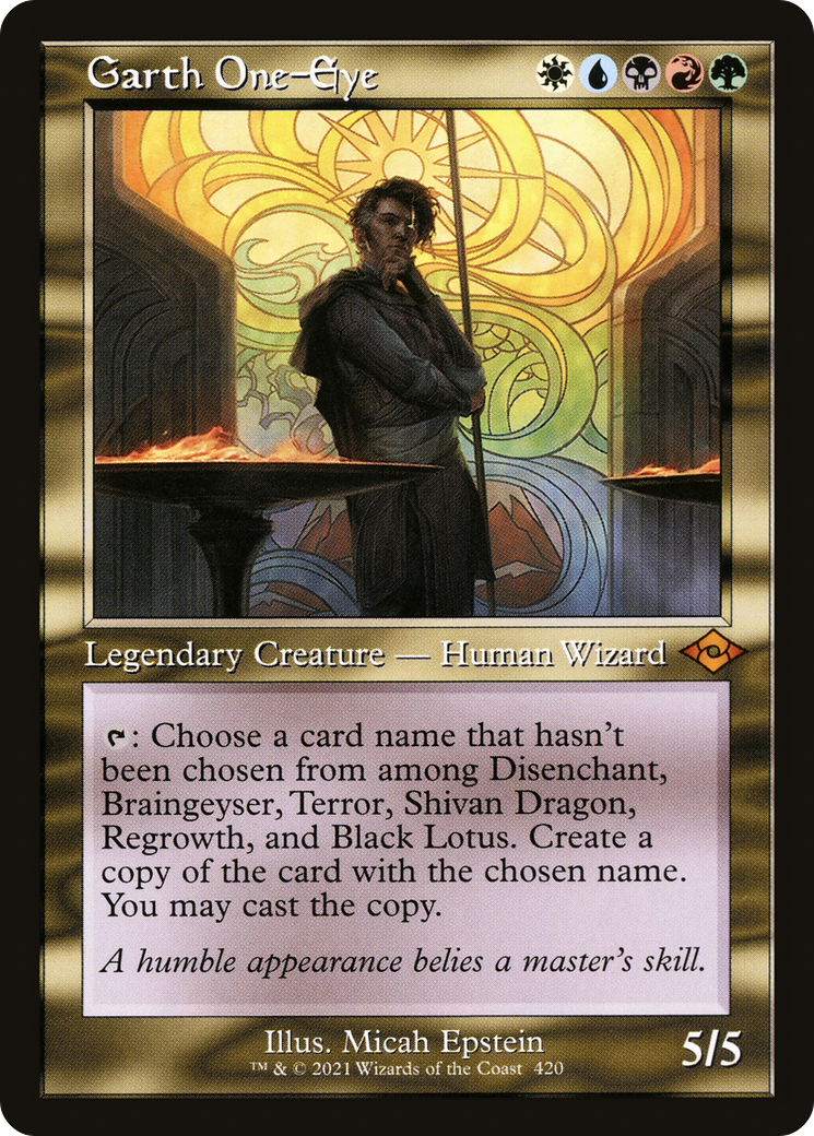 Garth One-Eye (Retro Frame) (MH2-420) [Modern Horizons 2] Foil