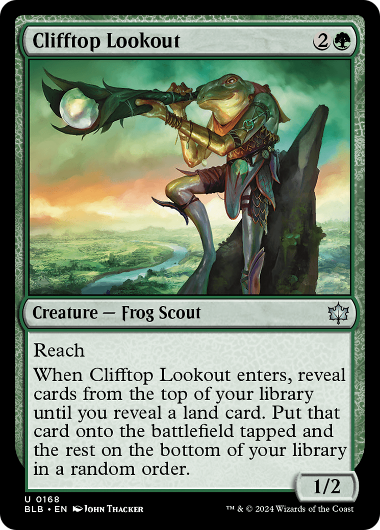 Clifftop Lookout (BLB-168) [Bloomburrow]